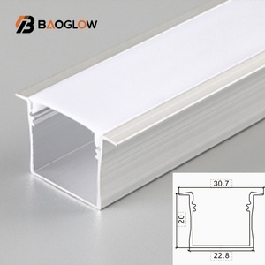 Wholesale 23*20A Shelf Customized Surface Mounted Recessed Floor Led Strip <b>Light</b> for Aluminum Ceiling Led Profile Ip67 Neon - Product Image 1
