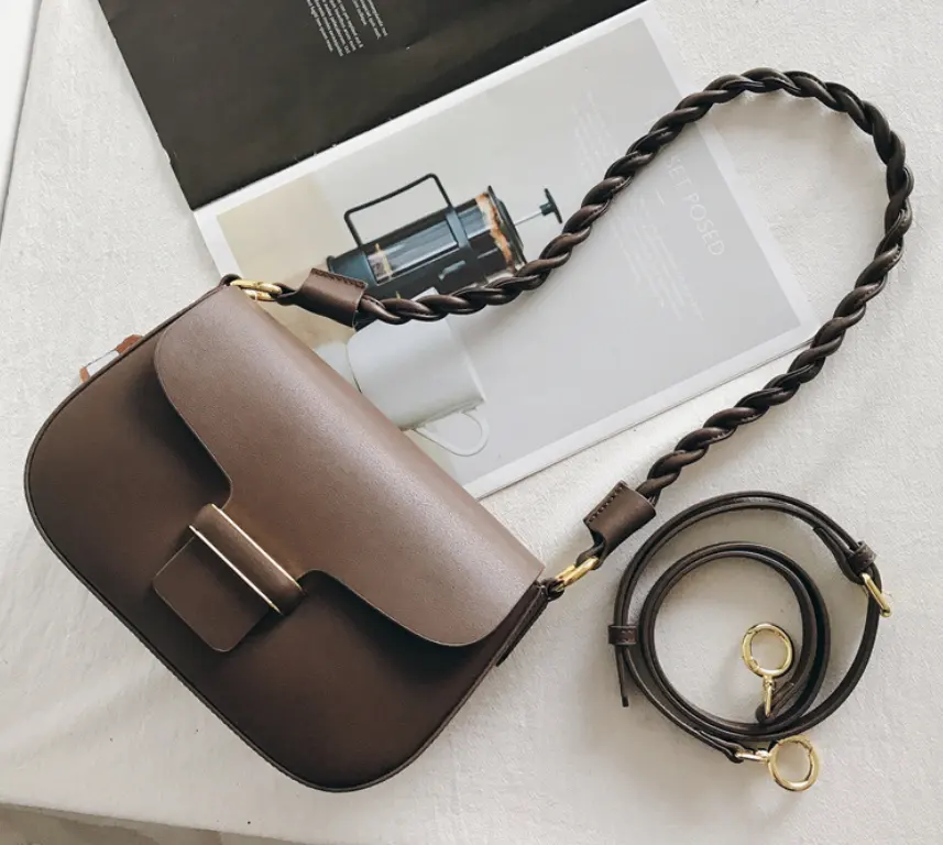 2021 new design genuine leather crossbody handbags for lady wholesale customized small bags