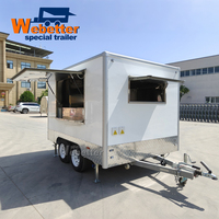 Webetter Carritos Foodtruck Remorque Food Truck Dessert Hotdog Coffee Cart Mobile Kitchen Concession Food Trailer Entièrement Équipé