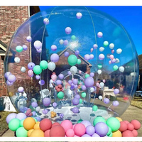 Terrain de jeu de fête extérieur Casa Burbuja dôme à bulles maison à bulles gonflable transparente maison à bulles gonflable avec boule