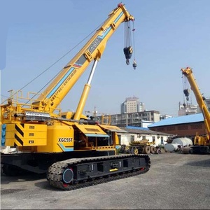 <span class=keywords><strong>Grue</strong></span> <span class=keywords><strong>sur</strong></span> chenilles polyvalente 55t XGC55T 57m pour travaux de terrassement, idéale pour les projets de centrales électriques - Product Image 5