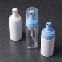 Bouteille Pompe en Mousse PET à Marque Blanche, Contenant Cylindrique pour Nettoyant Visage et Liquide Nettoyant Chaussures