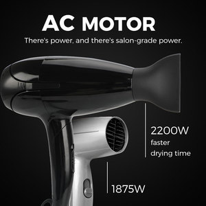 Blow Dryer <b>Long</b> Life AC Motor 2200W Negative Ionic Professional Hair Salon Equipment for Salon With Wind <b>Nose</b> Hair Blow Dryer 22 - Product Image 4