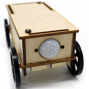 Kit de sensor del cuerpo humano para coche, juguete educativo de madera para niños de 7 a 9 años, ciencia, ingeniería, STEM, ensamblaje de modelos DIY - Product Image 2