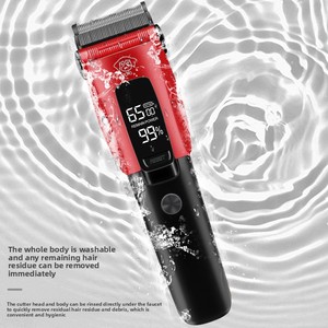 Tosatrice Elettrica Professionale per Animali Domestici con Batteria Integrata Ricaricabile Impermeabile in Acciaio Inossidabile per Cani e Gatti - Product Image 1