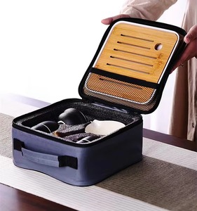 Set da Tè in Ceramica con Infusore, Teiera e Tazze in <span class=keywords><strong>Porcellana</strong></span> di Lusso per Cerimonia del Tè Tradizionale Cinese - Product Image 3