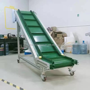 Cinta Transportadora Inclinada de Aluminio, Sistema Modular de Cinta Transportadora, Capacidad de Carga de 200 kg, Cinta de PVC Antiestática y Duradera - Product Image 6