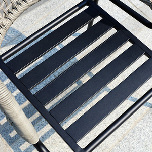 Giardino <span class=keywords><strong>Esterno</strong></span> In Alluminio Per Il Tempo Libero Mobili In Vimini Patio <span class=keywords><strong>Rattan</strong></span> Intrecciato Sei Posti Canna Sedie Tavolo Set - Product Image 6
