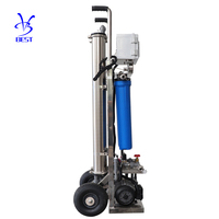 Système Portable de Filtration d'Eau Pure RO/DI Sans Traces pour Grossistes, Idéal pour le Nettoyage des Fenêtres, Verres, Panneaux Solaires et le Lavage de Voitures