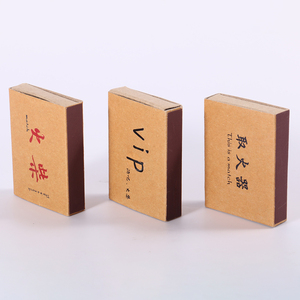 Custom Personalised Paper Cardboard Red <strong>Matchbox</strong> Wedding Matchsticks Match <strong>Box</strong> with Wooden Matches - Product Image 3