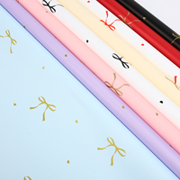 Papier d'emballage pour bouquet romantique de la Saint-Valentin, papier d'emballage pour fleurs imperméable, papier cadeau, fournitures pour fleuristes