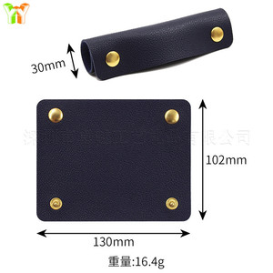 En stock: Asas de cuero desmontables, bolsos de equipaje con cubiertas de cuero para evitar que se aprieten, bolsos cruzados, bolsos de hombro con - Product Image 5