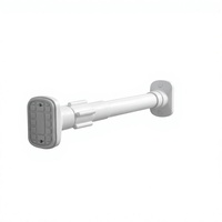 Tringle de Douche Télescopique Ajustable Moderne en Acier Inoxydable Premium Écologique, Tringle à Tension pour Fenêtre de Salle de Bain, Antirouille