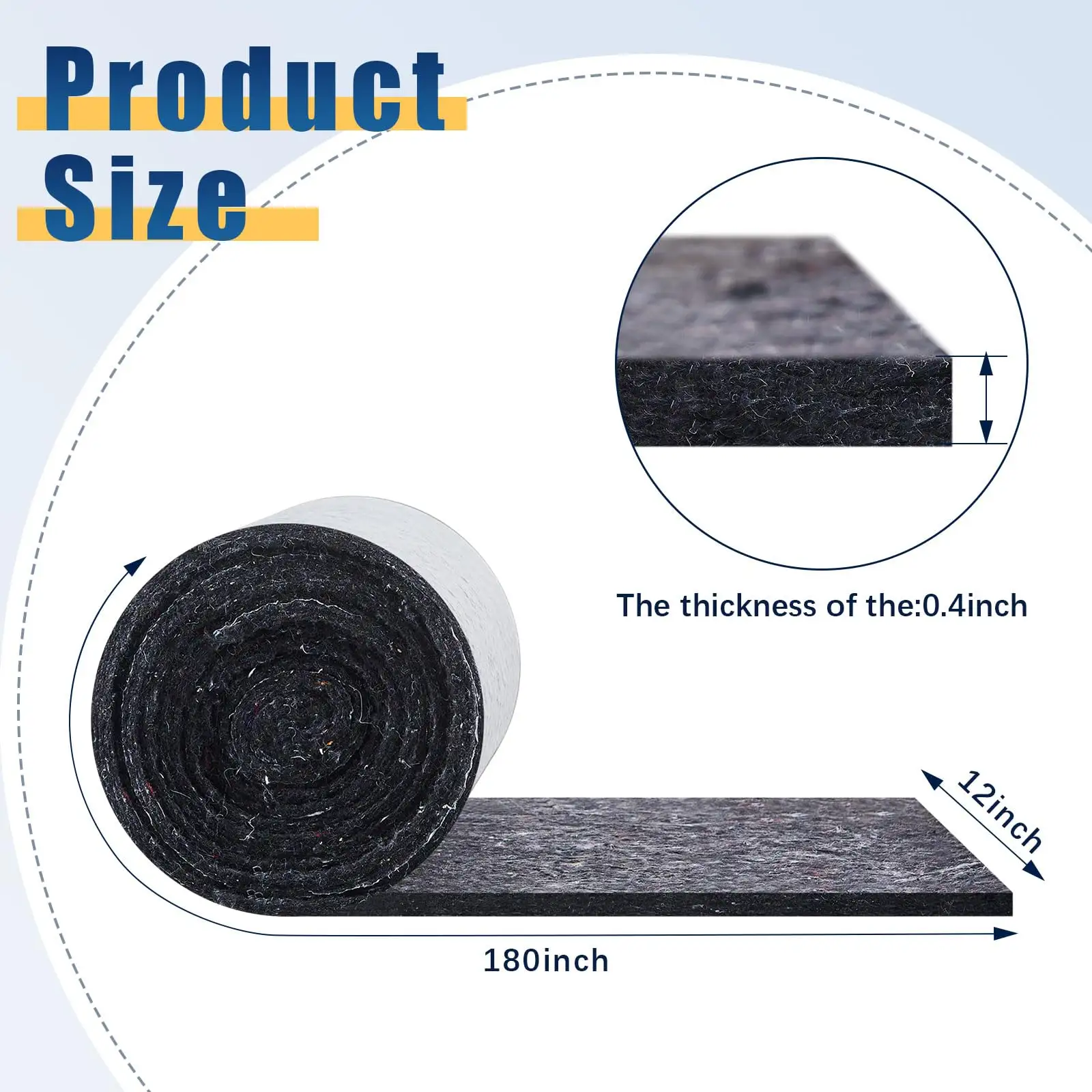 Factory Free Sample Wholesale Roll Soundproofing Barrier for Wall High Quality Pipe Soundproofing Pad Roll