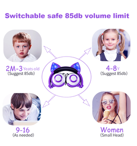 <span class=keywords><strong>หู</strong></span><span class=keywords><strong>ฟัง</strong></span>สเตอริโอแบบมีสาย ลายสัตว์สีชมพู รูปสุนัขจิ้งจอก ตัดเสียงรบกวน แบบครอบหู สำหรับเด็ก - Product Image 3