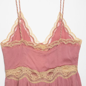 ZATRHMBM Novedades Verano 2026: Elegante Camisola <span class=keywords><strong>Estilo</strong></span> Bralette <span class=keywords><strong>con</strong></span> Encaje, Cuello en V Retro, Sin Mangas, Top Casual para Mujer - Product Image 6