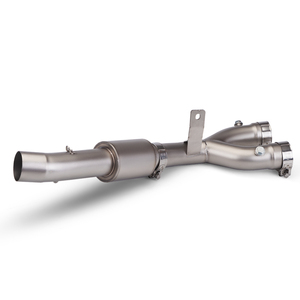 Nuevo tubo de enlace medio modificado para Yamaha 2017 R1 <span class=keywords><strong>MT10</strong></span> R1M 2015 <span class=keywords><strong>2021</strong></span> Compatible con silenciador de 51mm antideslizante para escape de motocicleta - Product Image 1