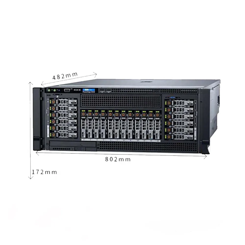 100% originale Poweredge R930 E7-4809V4 * 2/64G/600G * 4/H730P 2.1GHz per Server Rack