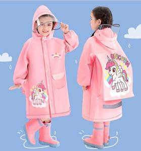 Étudiant garçon filles clair imperméable pour l'équitation cyclisme imperméable dessin animé <span class=keywords><strong>manteau</strong></span> de <span class=keywords><strong>pluie</strong></span> porter pour enfants enfants Tour voyage randonnée - Product Image 5