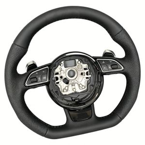 <span class=keywords><strong>Volante</strong></span> Deportivo de Fondo Plano Línea <span class=keywords><strong>S</strong></span> para <span class=keywords><strong>Audi</strong></span> RS7 SQ7 8S TTRS D4 C7.5 RS4 <span class=keywords><strong>B6</strong></span> 4L 8T 8J - Product Image 3