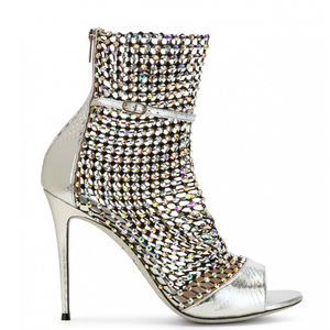 Sandali con Cristalli Luccicanti Economici <span class=keywords><strong>Scarpe</strong></span> da <span class=keywords><strong>Donna</strong></span> Brillanti con Tacco Alto di Qualità - Product Image 4