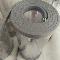 Rideau magnétique industriel en PVC transparent pour séparation - Vente en gros