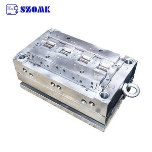 oem custom precision motorcycle parts car bumper logo flower pot plastic injection mould 32 cavity test tube foshan kingomold