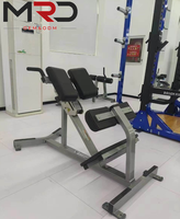 MRD Banc de hyperextension réglable et durable pour l'entraînement des fessiers, des ischio-jambiers et du renforcement du tronc, 60 kg, pour la maison