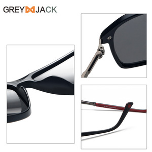 Gafas de Sol Polarizadas Exclusivas para Ciclismo, Montura TR90, Protección UV400, Diseño Cuadrado Grande, Deportivas - Product Image 3