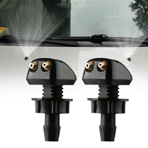 Boquillas Universales para Limpiaparabrisas de Coche, de 2 Orificios, de Nylon, con Ángulo Ajustable, Pulverizadores para Limpiaparabrisas, Repuestos para Automóviles - Product Image 1