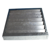 Régulateurs d'air manuels carrés en aluminium pour la climatisation avec design graphique et contrôle du volume