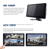 Caméra embarquée DVR pour camion, 4 canaux, 1080p, système de vidéosurveillance LTE pour véhicule avec Android OS, grand angle, GPS Tracker et WiFi 4G pour la gestion de flotte