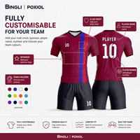 Uniformes de Fútbol Personalizados de Alta Calidad, Camisetas y Pantalones Cortos Sublimados, Uniformes de Equipo con Logotipo, Nombre y Número del Club para Academias y Comunidades