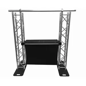 Nhôm Thiết Kế Đám Cưới Thiết Lập Đơn Giản DJ Thiết Bị Roof Stage Spigot Box Truss