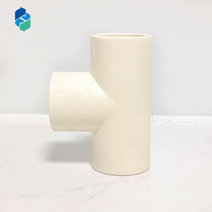 Белый пластик CPVC тройник муфта локоть CPVC тройник фитинги высокотемпературные устойчивые фитинги для холодной и горячей воды - Product Image 2