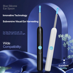 Nettoyeur d'oreilles intelligent visuel 1296P HD WiFi 6 LED avec alerte tympanique IA, tige en acier 304, 5 embouts en silicone de rechange, application EarEase, IP55 - Product Image 5