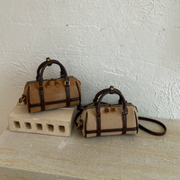 Sac bandoulière femme en similicuir, mini sac à main cylindrique, plusieurs couleurs disponibles, vente en gros usine