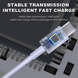 1m 2M 27W 66W 100W 240W 6A Cáp USB-C tối đa USB-C sạc nhanh/cáp loại C Cáp dữ liệu Sạc tốc độ cao - Product Image 5