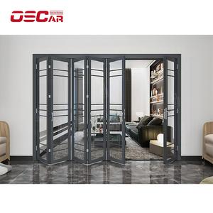 Lding บานพับประตูบานเลื่อนกระจกพับสองชั้นบานพับห้องอาบน้ำพีวีซีห้องน้ำบ้านโรงแรมสำนักงานอเนกประสงค์ประตูพับออกแบบให้ประหยัดพื้นที่ - Product Image 2