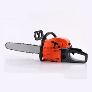 Tronçonneuse industrielle portative haute puissance à essence, guide-chaîne de 20 pouces, moteur 2800W 52cc 3,5 CV, pour le travail du bois et l'abattage d'arbres en extérieur - Product Image 2