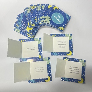 Tùy chỉnh thiết kế Pop mở in Nhà cung cấp trẻ em kéo Tab tin nhắn khẳng định thẻ trò chơi in ấn - Product Image 4