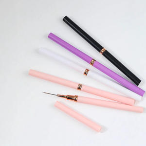 Outil de manucure professionnel nouveau 5 pièces polychrome Nail Art Liner pinceaux ensemble UV Gel peinture ongles Design stylo lignes allongées pour - Product Image 5