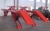 Elevador de Tijera Tipo Y de 8000 kg con Plataforma Amplia para Alineación de Ruedas y Talleres de Reparación de Automóviles