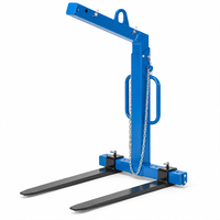 Chariot élévateur manuel autoportant 1T 2T 3T 5T avec fourches réglables pour palettes en acier, idéal pour la construction