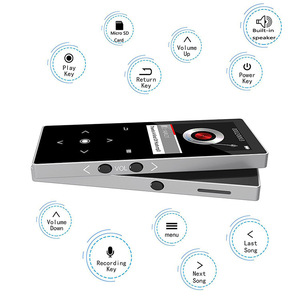 Lecteur MP3 Benjie K8 à écran tactile de 1,8 pouce, très populaire, avec prise en charge Bluetooth 5.2 et format audio WAV, stockage 16 Go/32 Go/64 Go - Product Image 4