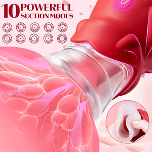 Nuevos modelos adultos erótico Cunnilingus juguetes sexuales USB especial ventosa varilla vibradora lengua lamiendo-Segunda marea compañera femenina - Product Image 3