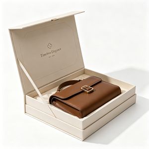 High Quality <b>Magnetic</b> Foldable Handbag Packaging <b>Box</b> Custom Printed Rigid Paper <b>Gift</b> <b>Box</b> for Fashion Products - Product Image 3