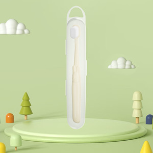 Children's <b>Toothbrush</b> Soft Bristle Small <b>Head</b> Yellow For Ages 3-12 Home Use High Quality Nylon - Product Image 2