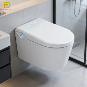 WC intelligent suspendu mural électrique automatique flottant pour hôtel, bidet intégré - Product Image 1