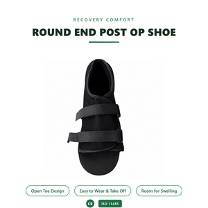 Bota Ortopédica Postoperatoria para Adultos con Cierre <span class=keywords><strong>de</strong></span> Gancho y Bucle, Acolchado <span class=keywords><strong>de</strong></span> Espuma y Punta Redonda, para Fijación y Rehabilitación <span class=keywords><strong>de</strong></span> Esguinces <span class=keywords><strong>de</strong></span> <span class=keywords><strong>Pie</strong></span> - Product Image 1